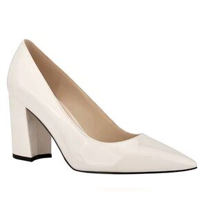 Nine West	Patent leather pump	White	10